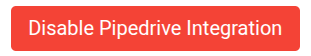 Disable Pipedrive Integration