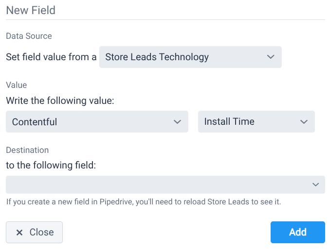 Set Pipedrive Organization Field in Workflow